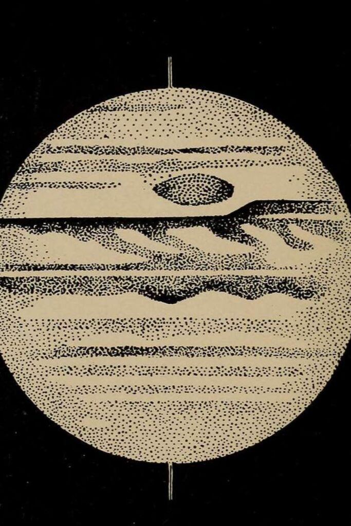 The waters above the firmament, or The earth's annular system. Illustration by Isaac Vail 1902.